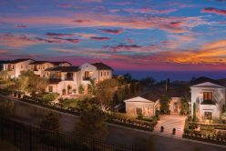 3 homes with sunset middle home project was installed with Cappuccino Rubble natural stone thin veneer