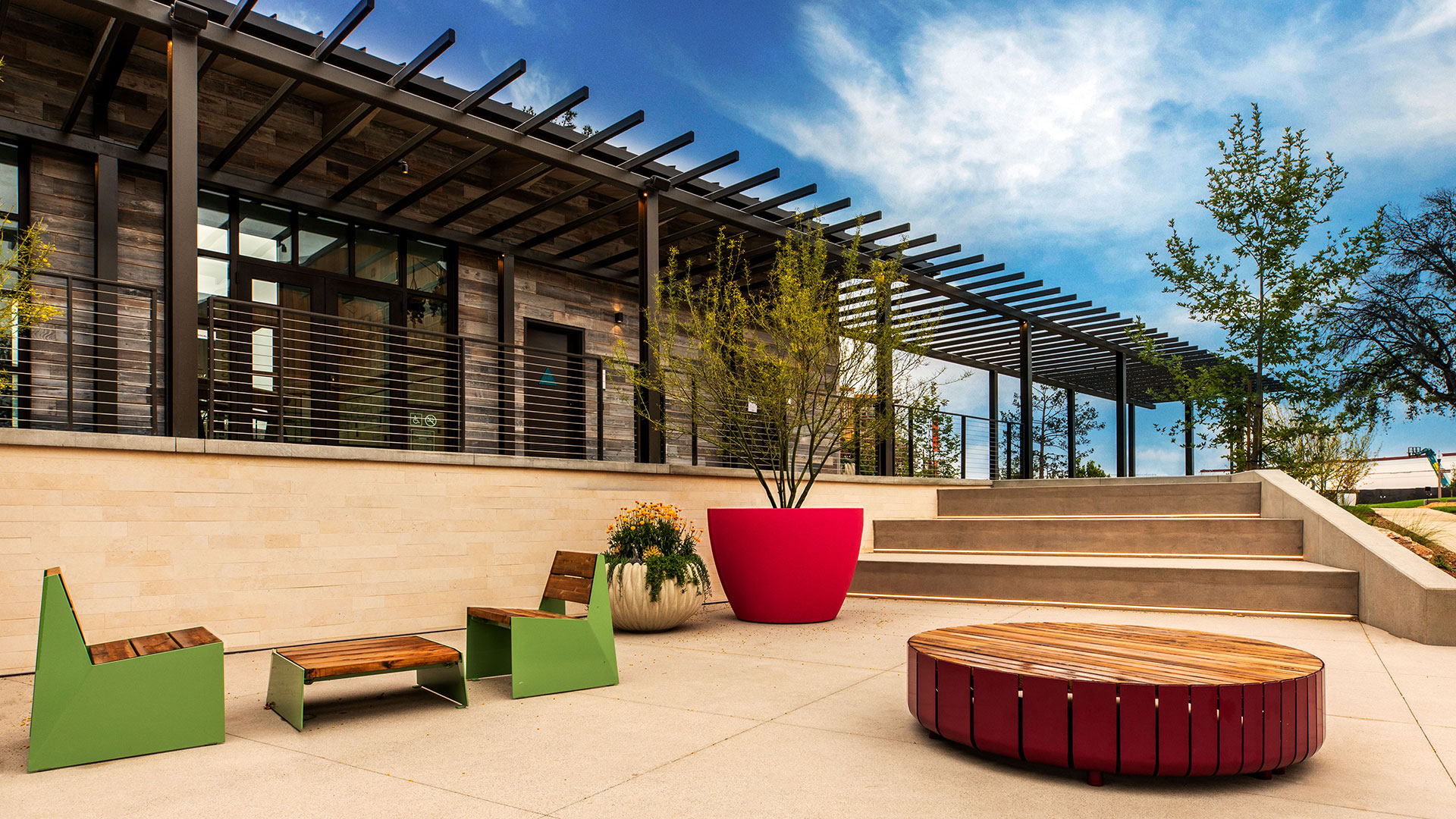 Camilla Neo Planks thin veneer installed on commercial project.