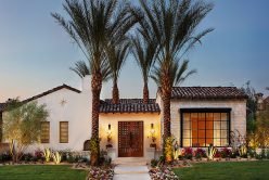 Camilla Pillowed Ledge natural stone thin veneer installed on exterior of southern California home