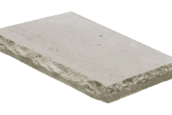 Platinum wall cap with split edge detail