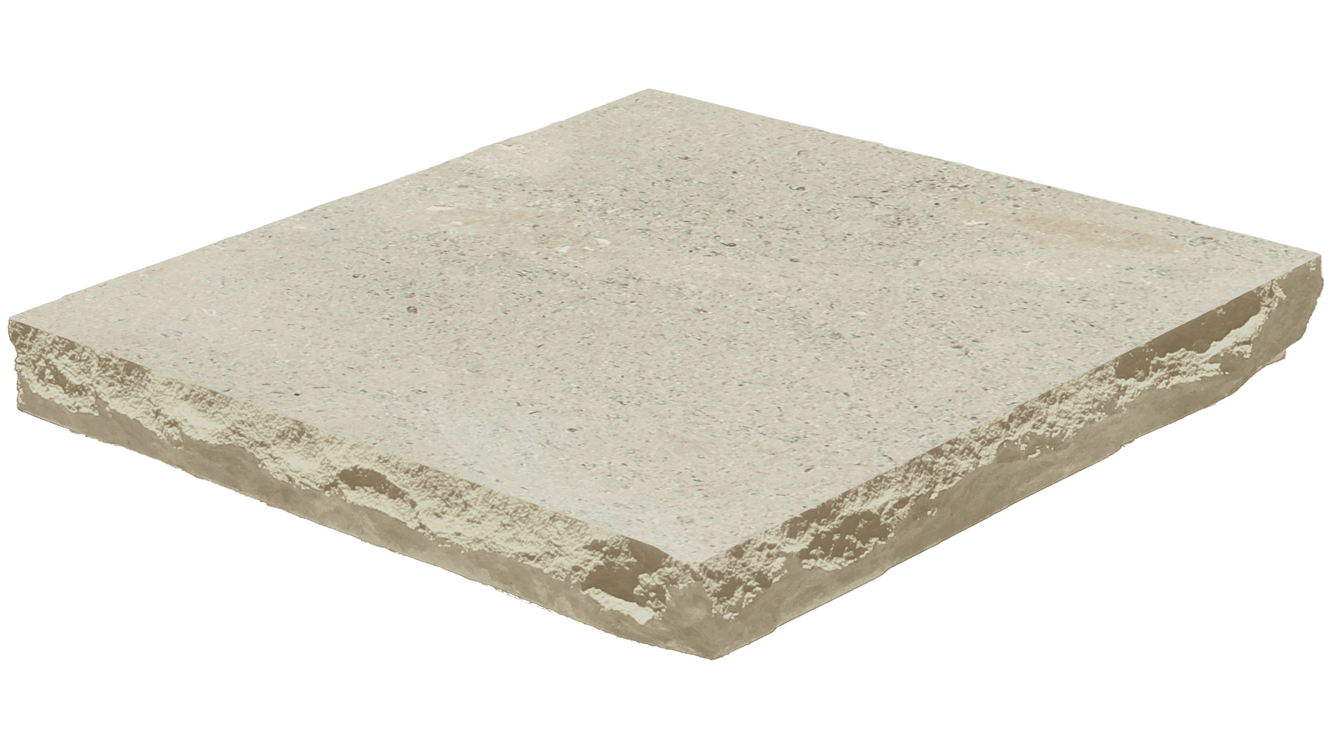 Regent Buff column cap with split edge