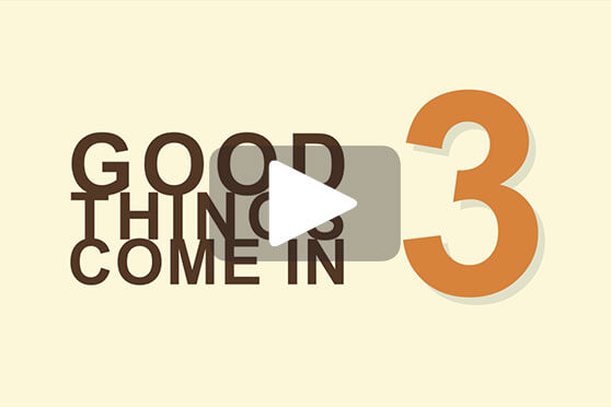 Creative Mines Video - Good Things Come in 3